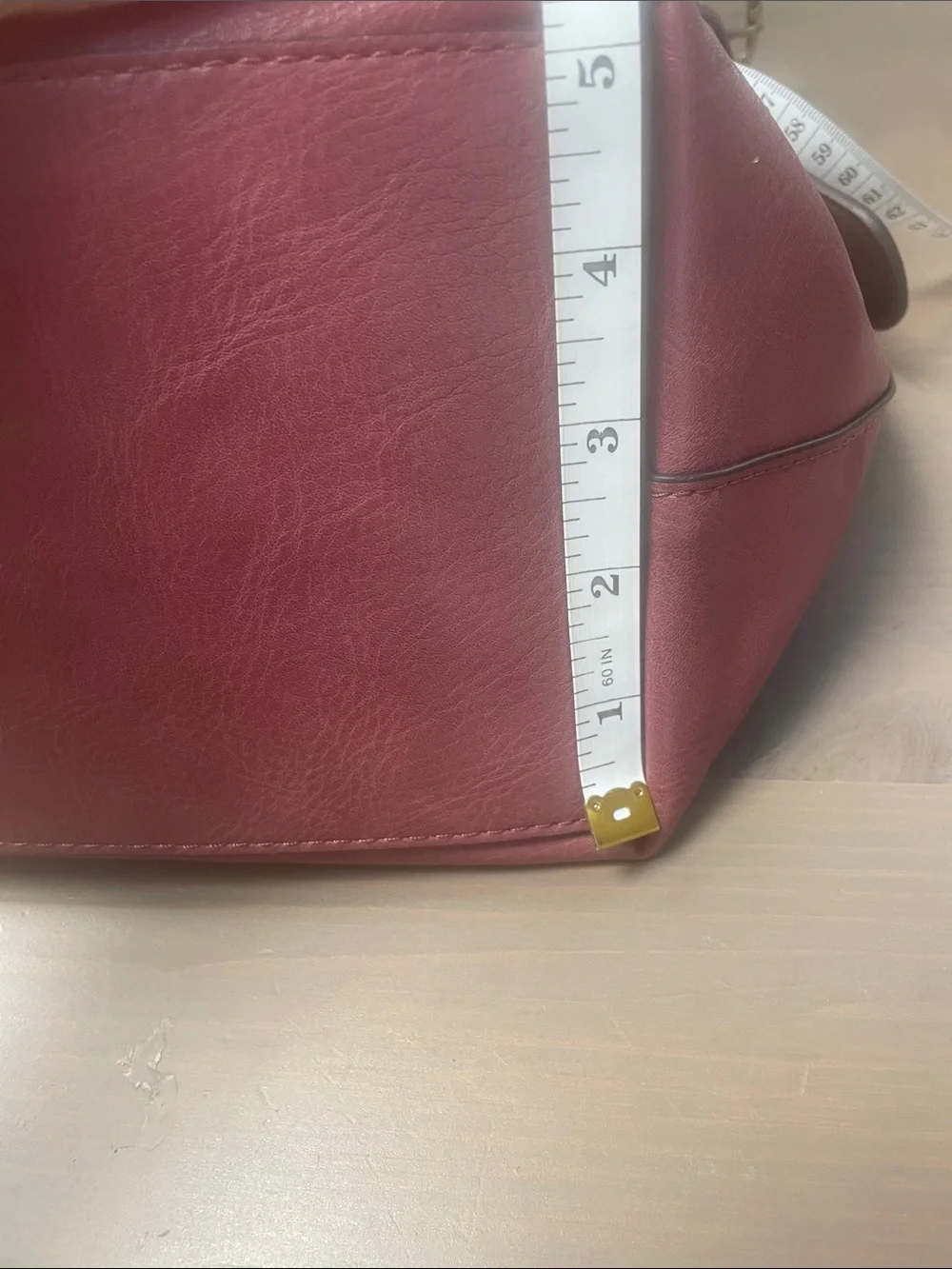 Joy Susan 2-in-1 set with Classic Hobo Bag Berry and Brown Interior Purse / Bag